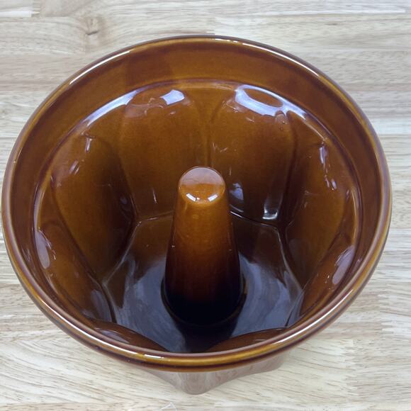 VINTAGE RETIRED WILLIAMS SONOMA GLAZED CERAMIC MONKEY BREAD MOLD - 8" - EUC - Picture 2 of 7